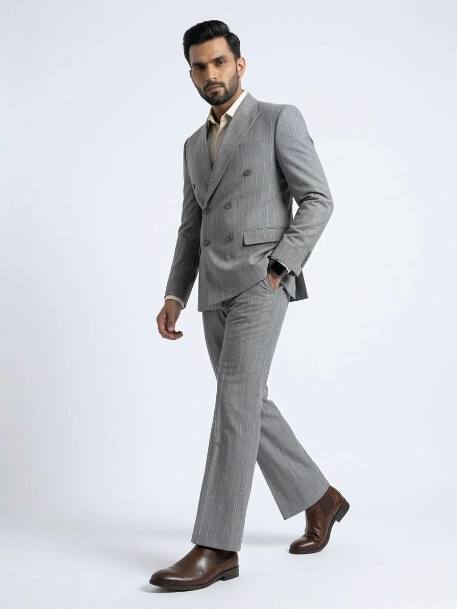 Double Breated Suit
