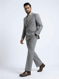 Grey Double Breasted Suit