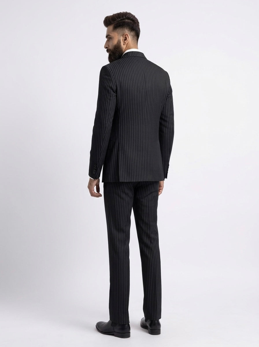 Stripped Double Breasted Suit